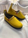 Babouche Marocaine Jaune pour Homme – Style Traditionnel et Élégant