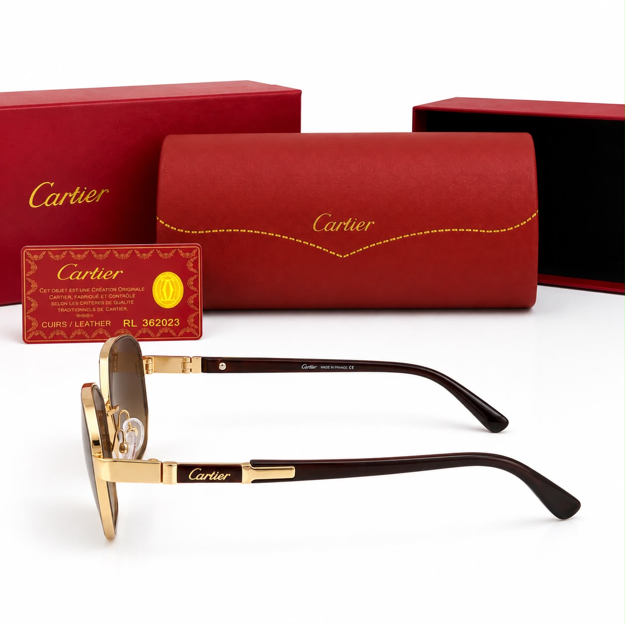 Lunettes Cartier Marron