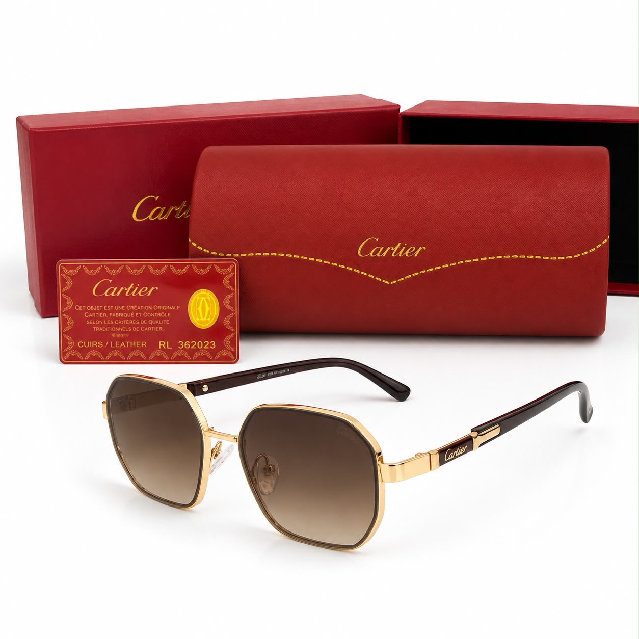 Lunettes Cartier Marron