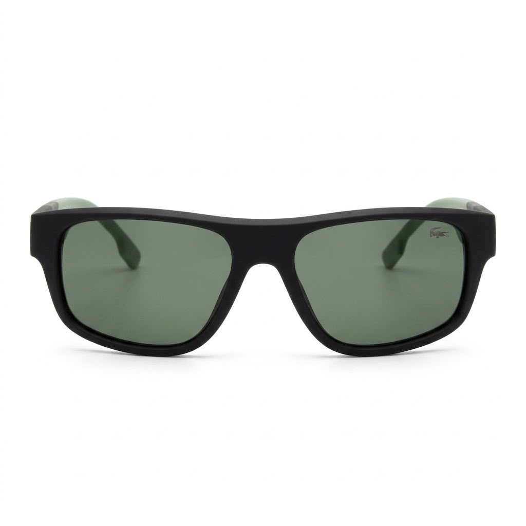 lunettes de soleil rectangulaires à bord plat