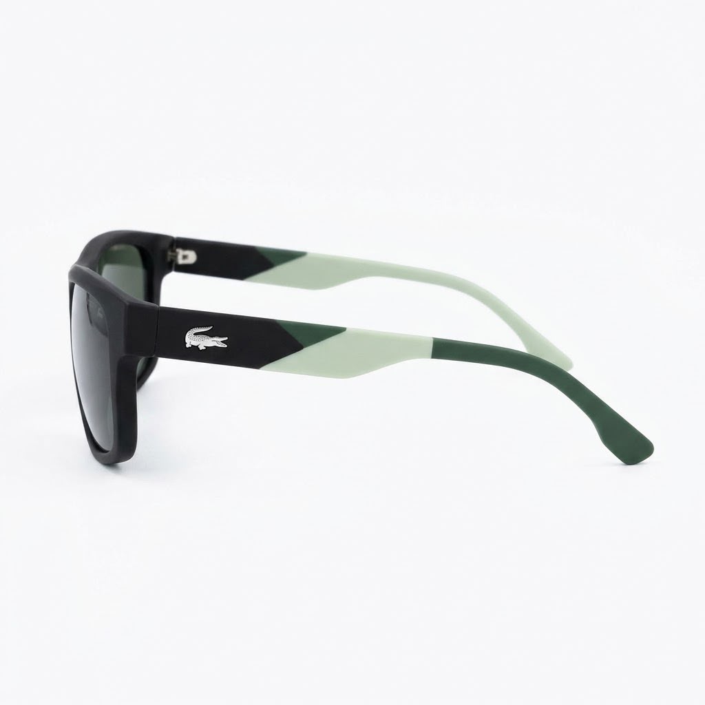 lunettes de soleil rectangulaires à bord plat
